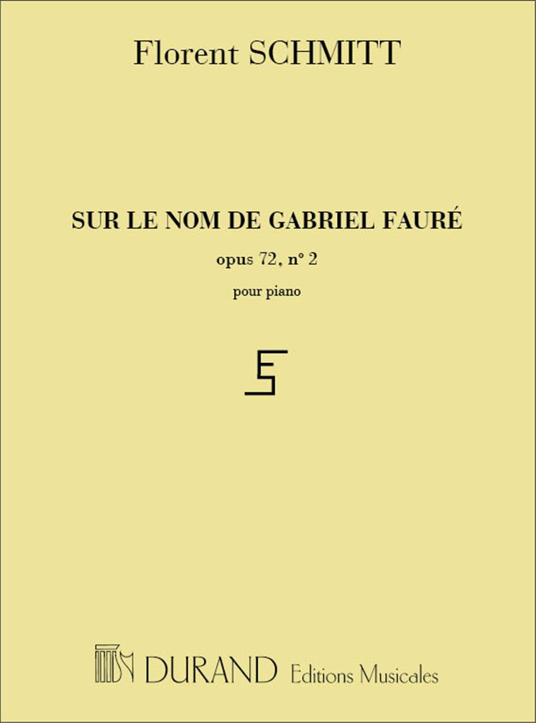 Hommage Faure Piano